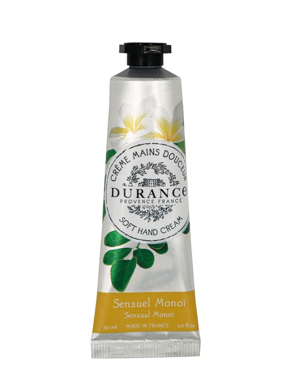 Crema mani ammorbidente Durance - Sensuale Monoï - 30/75 ml
